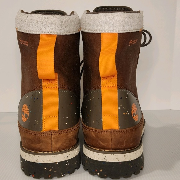 Timberland Timbercycle EK+  Recycled Leather Lace Up Boots A5MZM sz13 NWOT - Picture 3 of 16